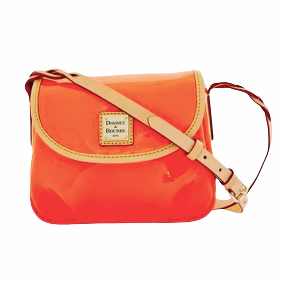 Dooney & Bourke Handbags - Dooney & Bourke Flap Pleated Crossbody, Orange